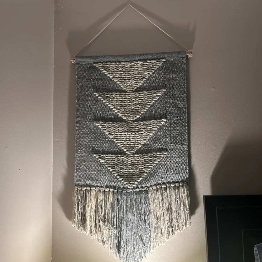 (2) a pair of matching Macrame Wall Hanging
